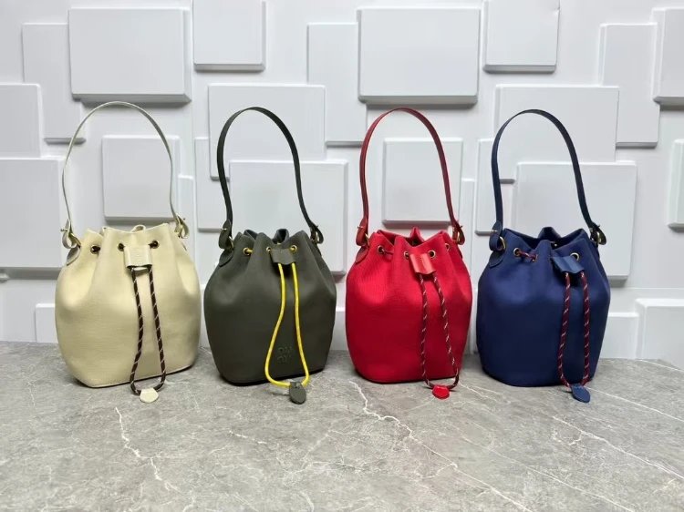Miu Miu gabardine pouch bucket bag