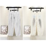 White Distressed Wide-Leg Jeans [2 styles]
