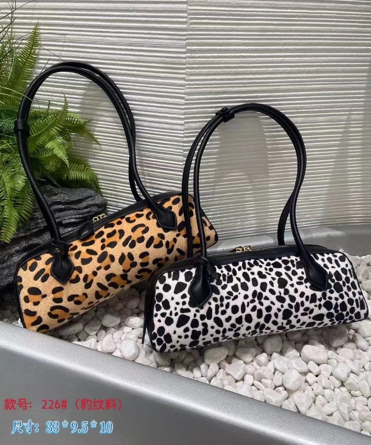 Alaïa Le Teckel Medium Printed Calf Hair Shoulder Bags - 007676