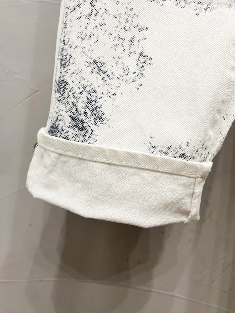 Unbranded Ink sketch print denim jacket and jeans image 9