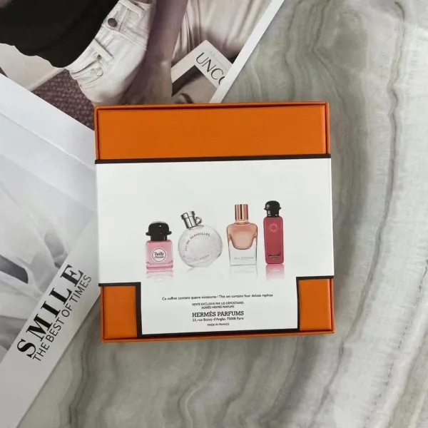 Hermès Mini Perfume Set: Twilly d’Hermès, Eau des Merveilles, Jour d’Hermès Absolu, Cologne d’Hermès - 8