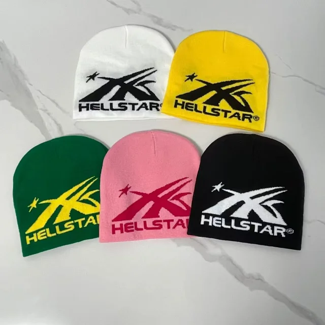 Hellstar Hats Embroidered Star and Flame Graphic product detail image 3