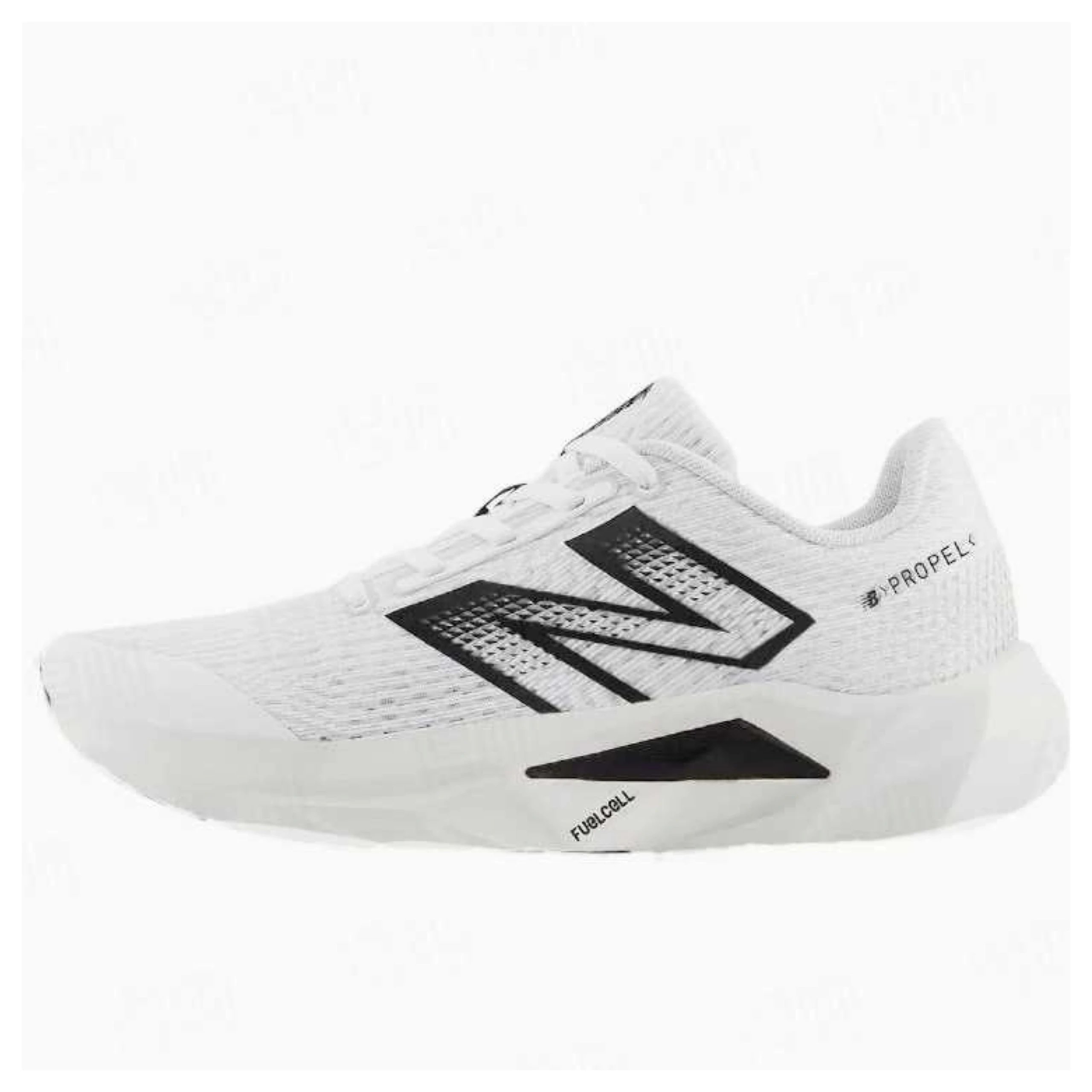 Unbranded Sneakers Low-Top Lace-Up Knit — Black and white
