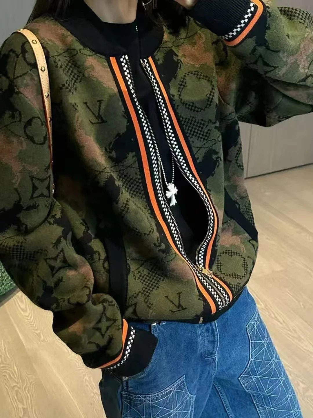 Louis Vuitton Jackets Camouflage Monogram Bomber Jacket image 5