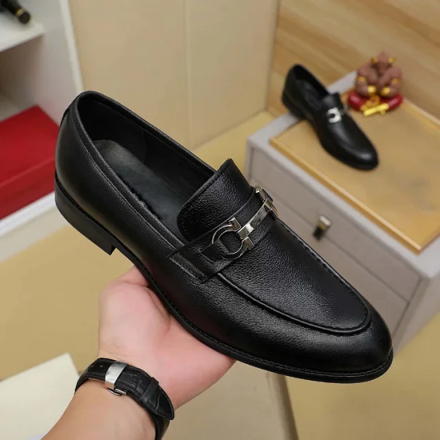 Unbranded Leather Shoes 5750 Horsebit Slip-On Loafers product detail image 4