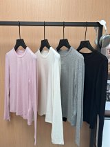 C Brand Minimalist Long-Sleeve Crewneck T-Shirt [4 styles]