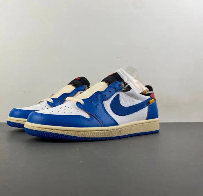White, blue, and yellow