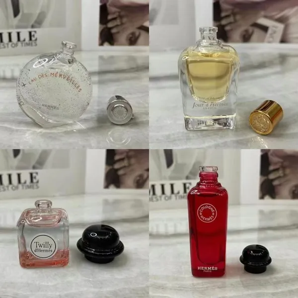 Hermès Mini Perfume Set: Twilly d’Hermès, Eau des Merveilles, Jour d’Hermès Absolu, Cologne d’Hermès - 3