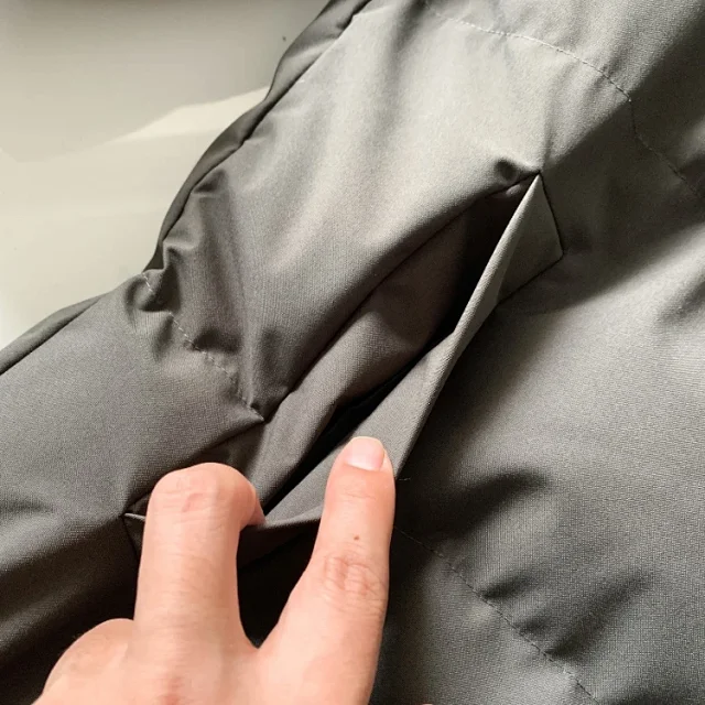 Unbranded Coats Hooded quilted padded mid-length coat product detail image 4