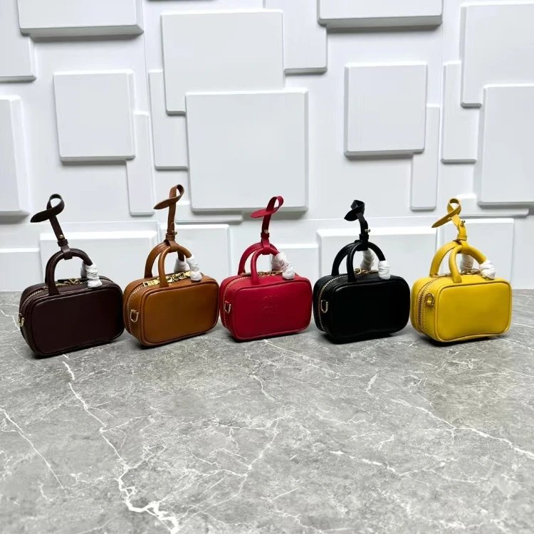 Miu Miu new mini leather bowling bag