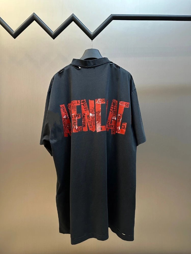Valentino Garavani Tape Print Oversized T-Shirt - 004942