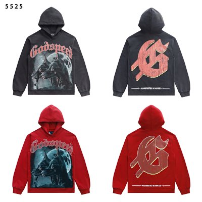 Godspeed Doberman Moon Graphic Hoodie [2 styles]