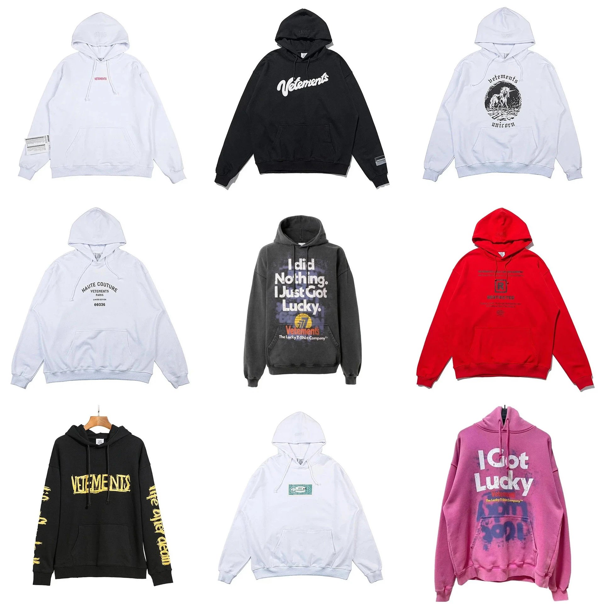 Vetements Unisex Graphic Hoodie
