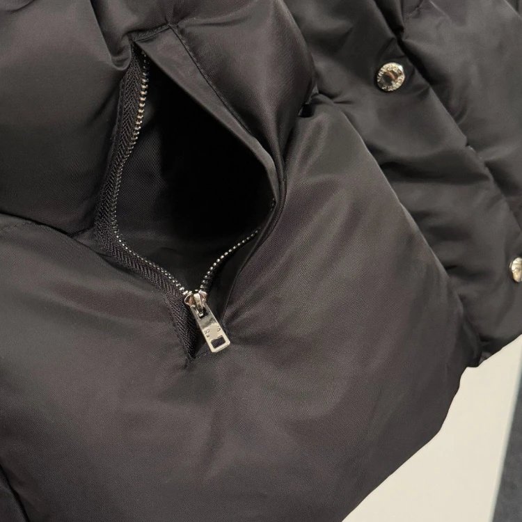 Prada Jackets Hooded quilted puffer jacket with detachable waist bag belt image 4