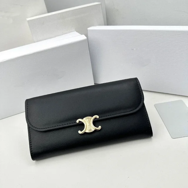 Celine Wallets & Card Holders Triomphe Long Flap Wallet product detail image 2