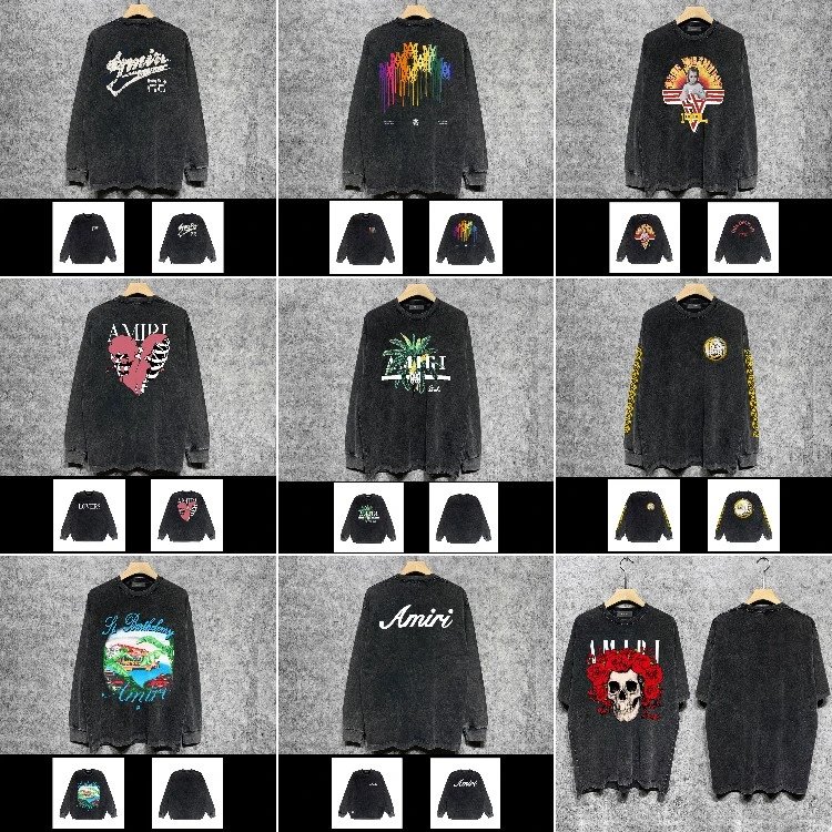 Amiri Various Graphic Prints Long Sleeve T-Shirt