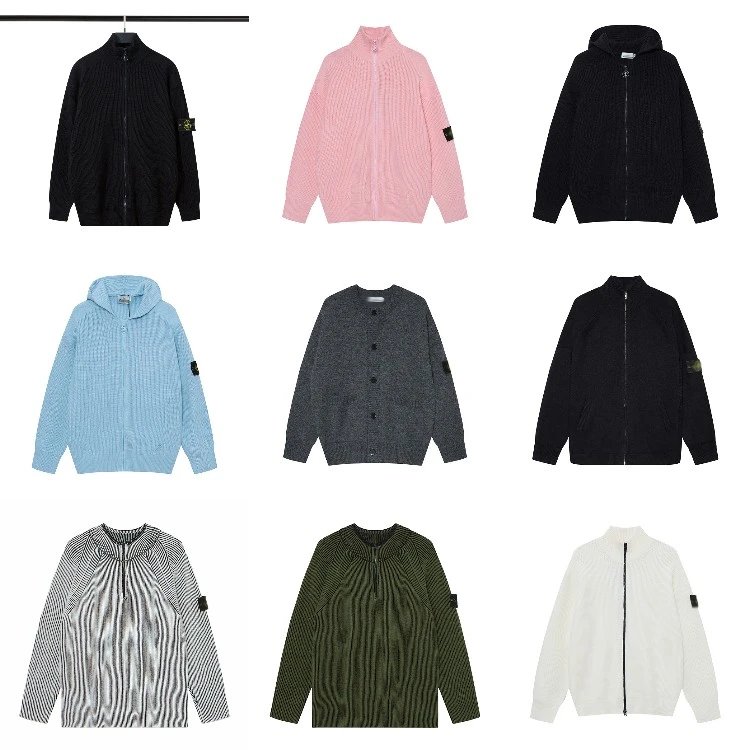 Stone Island Zip-Up Cardigan