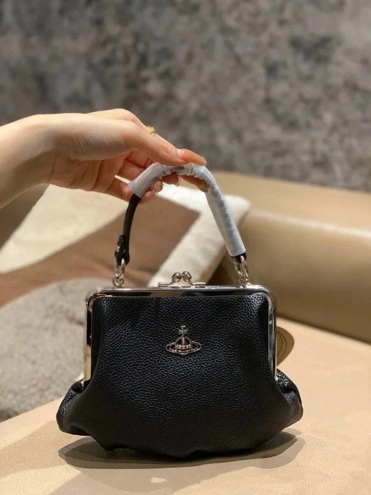 Vivienne Westwood Orb Clutch Black Handbag Clutches