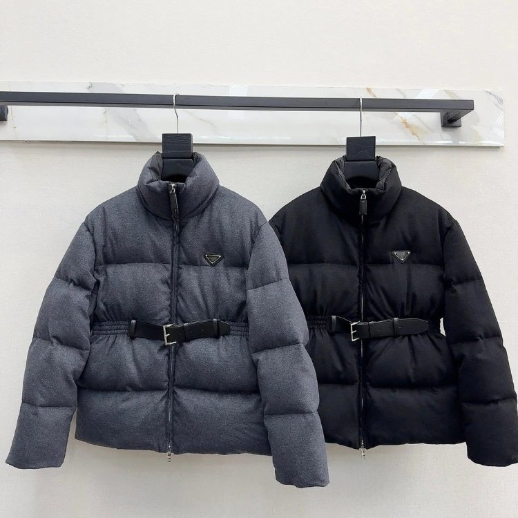 Prada Belted Puffer Jacket