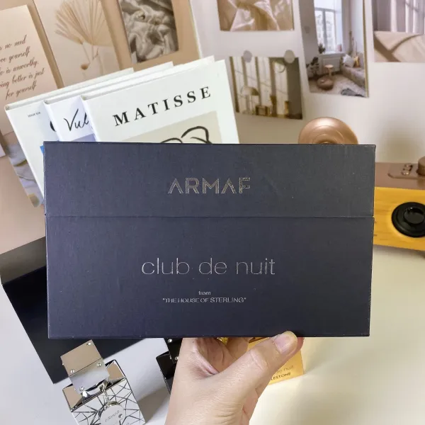 Design Armaf Club De Nuit Sillage Silver, Intense Man Black, and Milestone Gold Perfume - 7
