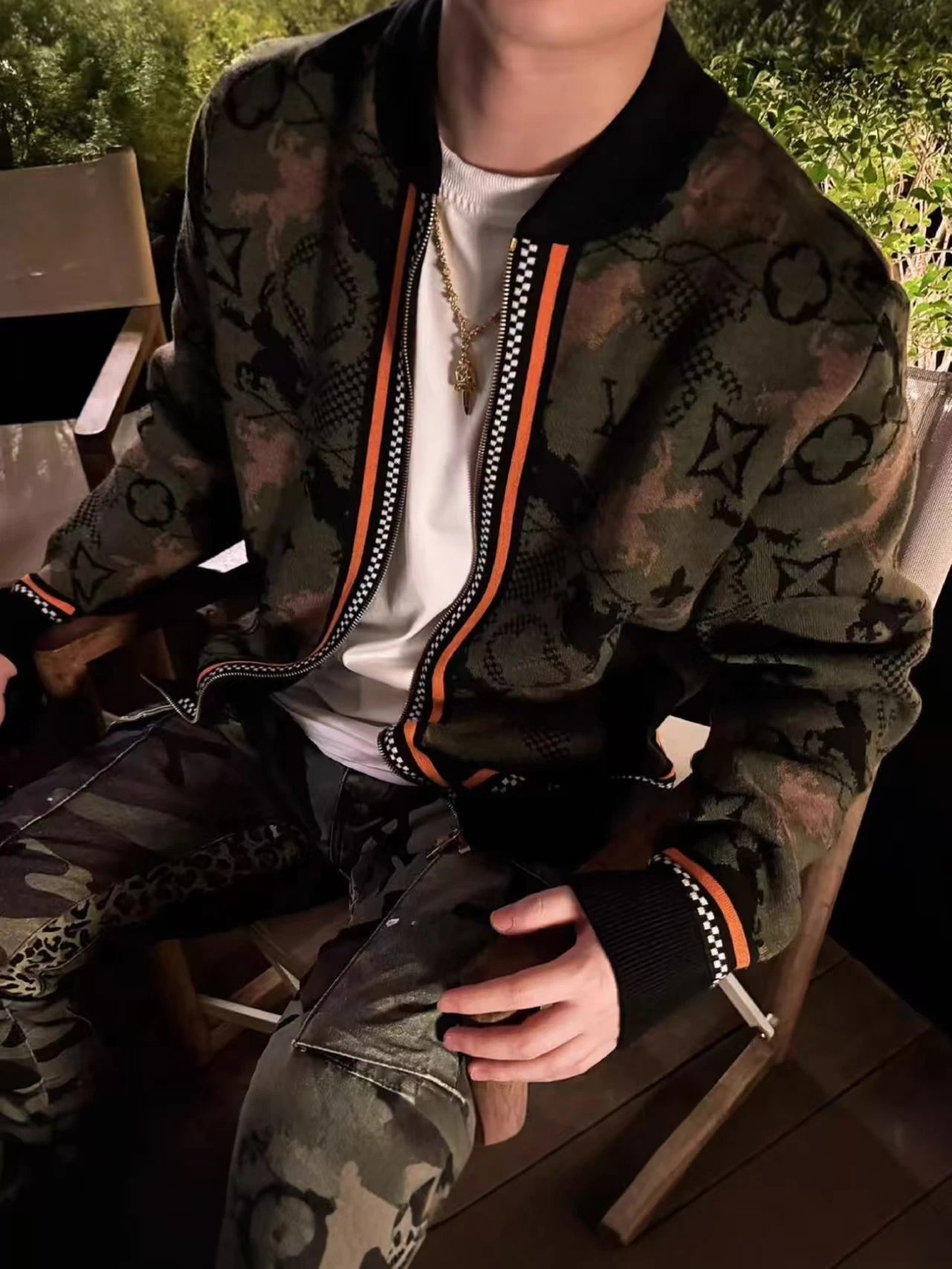Louis Vuitton Jackets Camouflage Monogram Bomber Jacket image 6