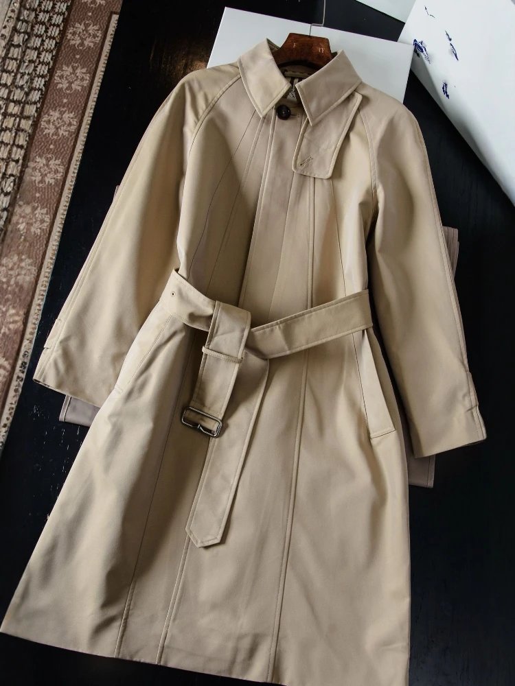 Burberry Belted Mid-Length Trench Coat