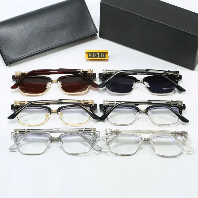 Unbranded Eyewear 8010 square metal-accent frames product detail image 2