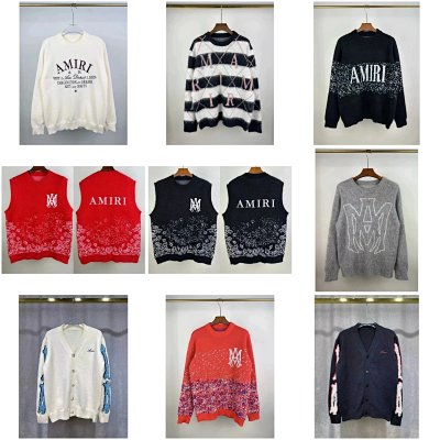 Amiri Logo Knit Sweaters and Cardigans [34 styles]