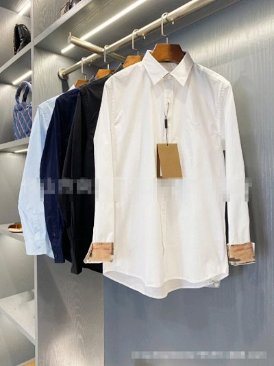 Burberry Classic Check Cuff Shirt [4 styles]