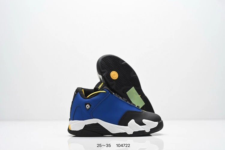 Jordan Sneakers Air 14 Kids' Basketball — Blue and black
