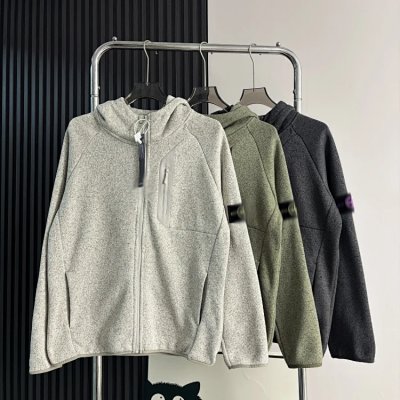 Stone Island Shadow Project Fleece Hooded Zip-Up Jacket [3 styles]