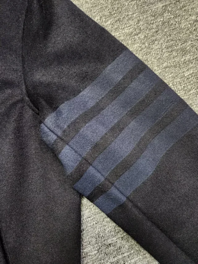 Thom Browne Jackets Four-bar zip bomber jacket product detail image 7