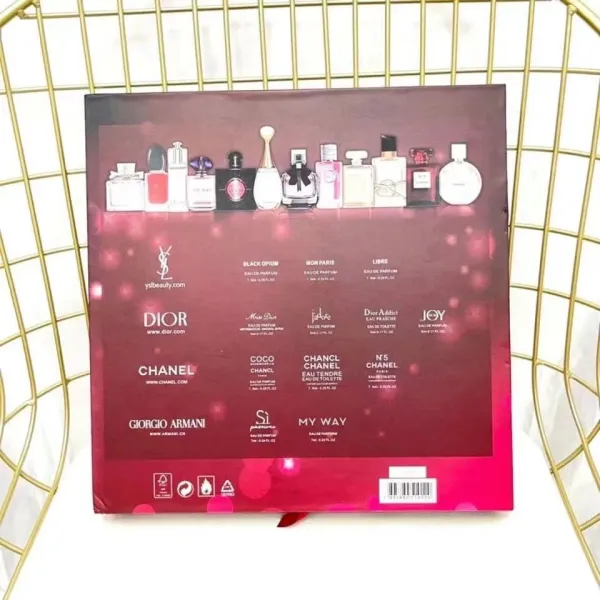 Dior Mini Perfume Collection Heart-Shaped Gift Set Red - 2