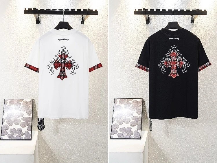 Chrome Hearts Cross Embroidered T-Shirt [2 styles]