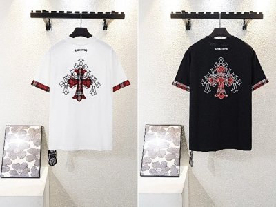 Chrome Hearts Cross Embroidered T-Shirt [2 styles]