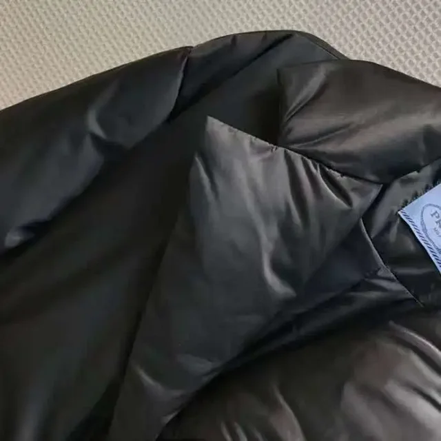 Prada Down Jackets Belted puffer jacket with flap pockets product detail image 5