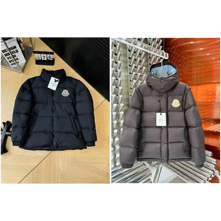 Moncler Micro Logo Patch Puffer Jacket