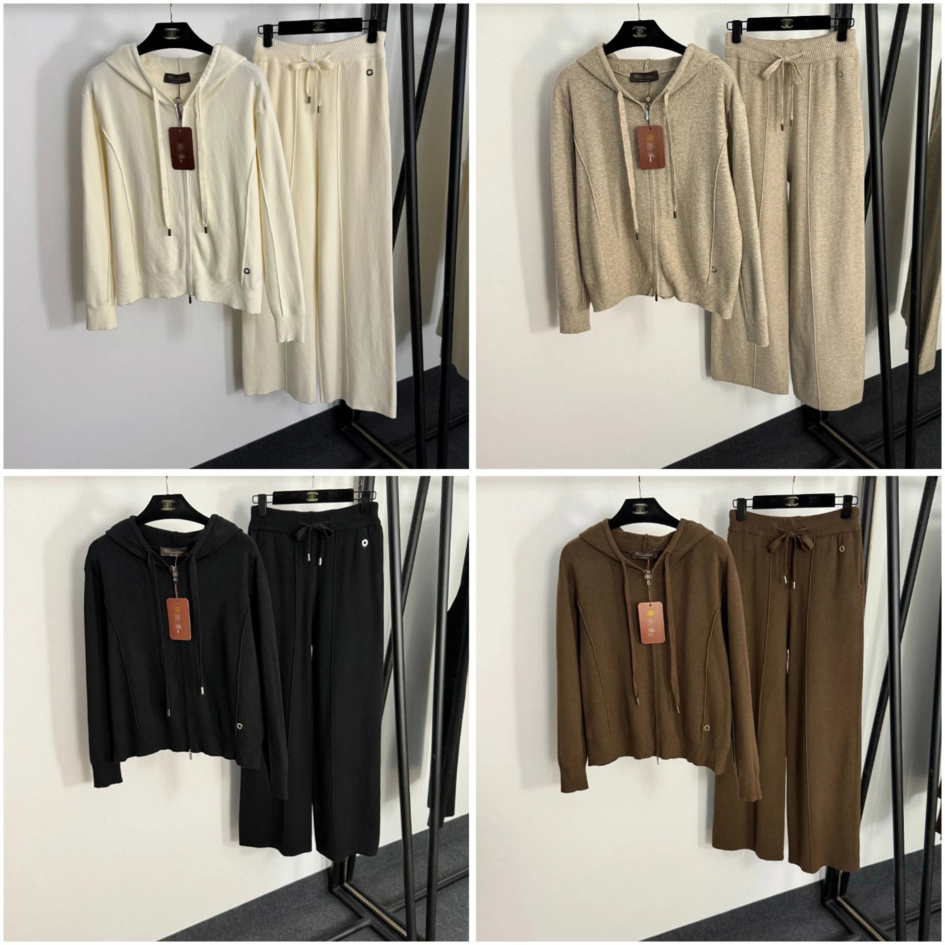 Loro Piana Hooded Knit Sweater Set - 008064