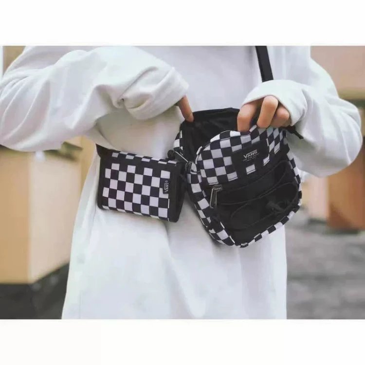 Black and white checkered