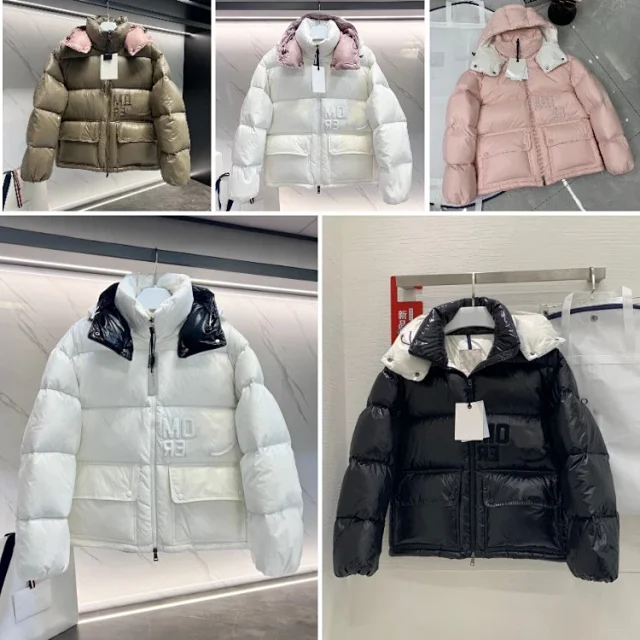 Unbranded Down Jackets Short Hooded Puffer Jacket with Flap Pockets product detail image 1
