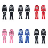 Hellstar Flame Series Hoodie & Pants Set [8 styles]