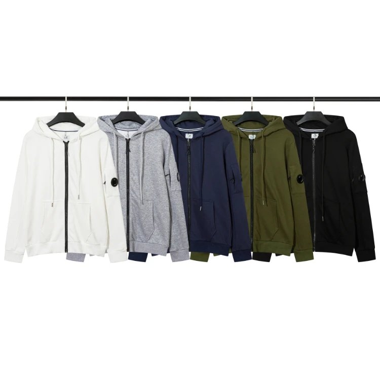 Stone Island Shadow Project Hooded Zip-Up Sweatshirt - 004542