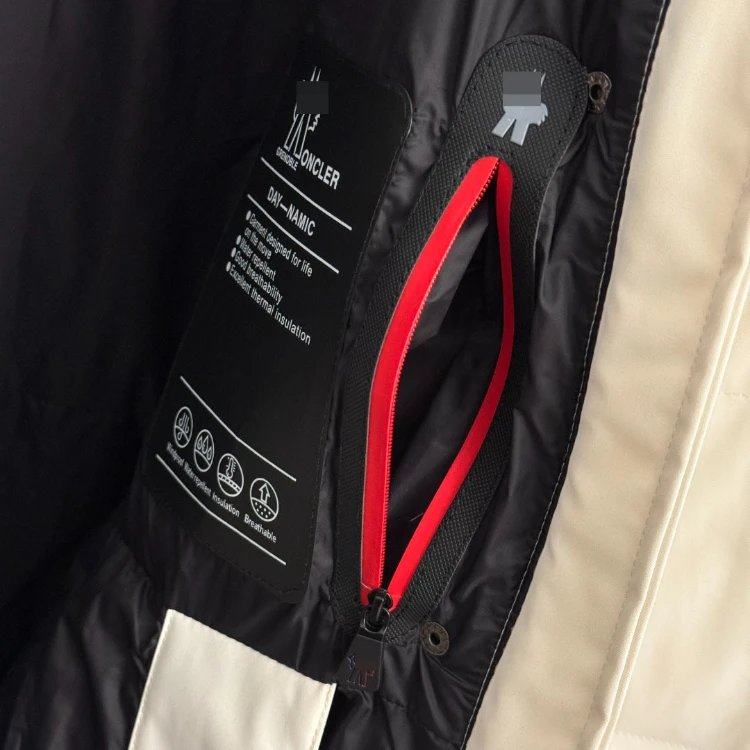 Moncler Down Jackets Belted hooded padded jacket with contrast cuffs image 6