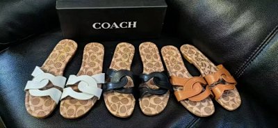 Coach Signature C-Logo Slide Sandals [3 styles]