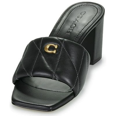 Coach Quilted C Logo Mule