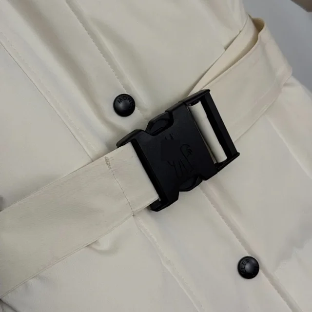 Moncler Down Jackets Belted hooded padded jacket with contrast cuffs product detail image 4