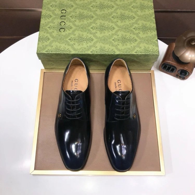 Gucci Leather Shoes Lace-Up Dress image 2