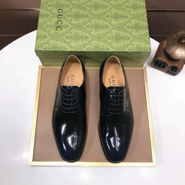 Gucci Leather Shoes Lace-Up Dress product detail image 2