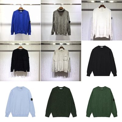Stone Island Crewneck Knit Sweaters [34 styles]