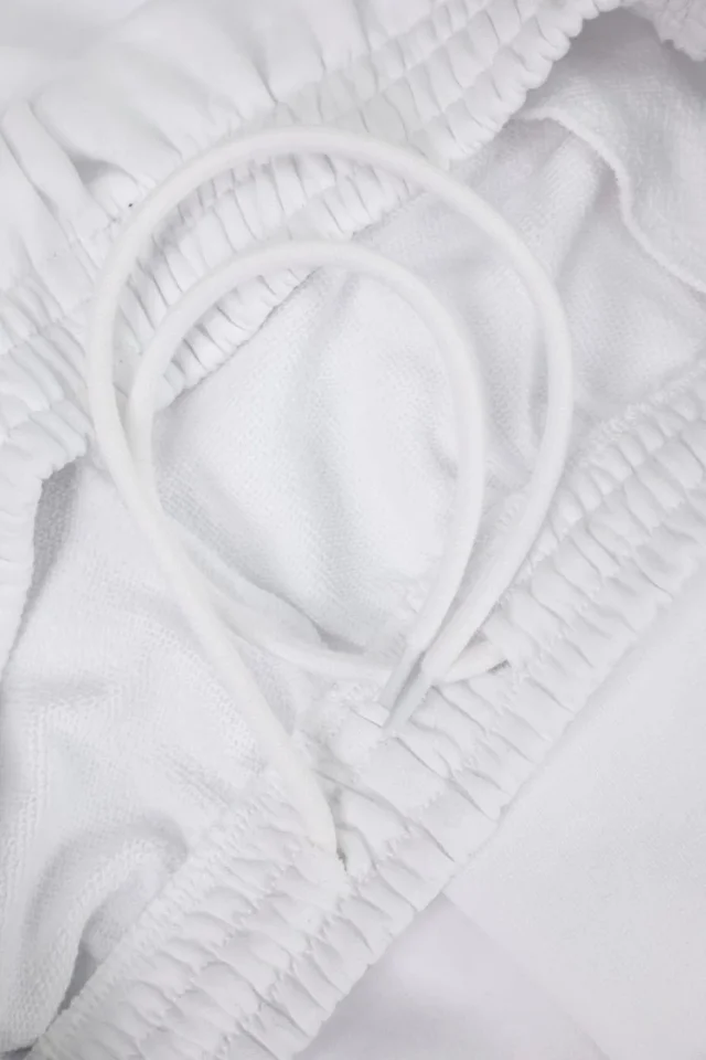 Unbranded Trousers Straight-leg striped track pants with elastic waistband product detail image 4